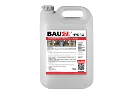 Polimerowy impregnat powłokowy - HYDROFOBIZATOR do betonu przemysłowego BAUSEAL HYDRO - 20 l